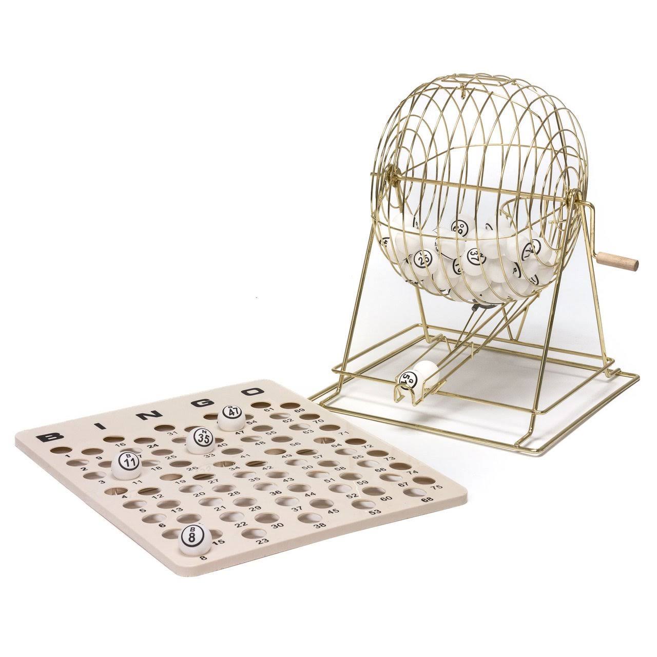 Deluxe Jumbo Professional Bingo Set (Ping Pong Style Balls)