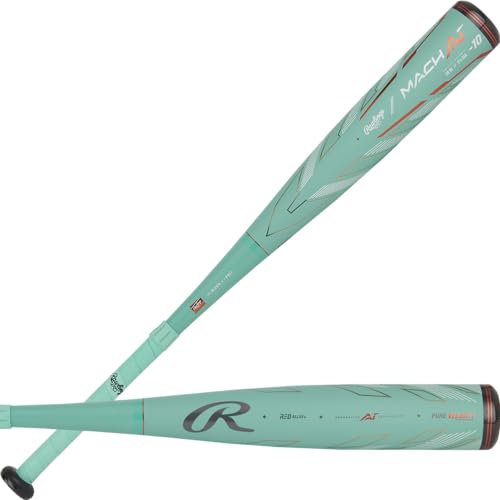 Rawlings | 2024 | Mach AI Baseball Bat | USSSA | -5 / -8 / -10 Drop | 2 3/4" Barrel | 1 Pc. Hybrid