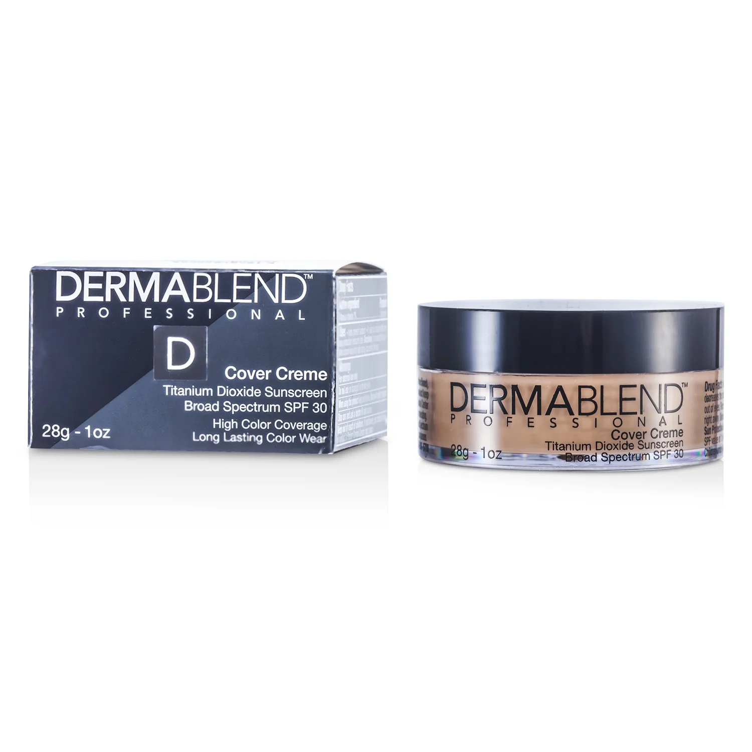 Dermablend Cover Creme Broad Spectrum SPF 30 (High Color Coverage) - Cool Beige  28g/1oz
