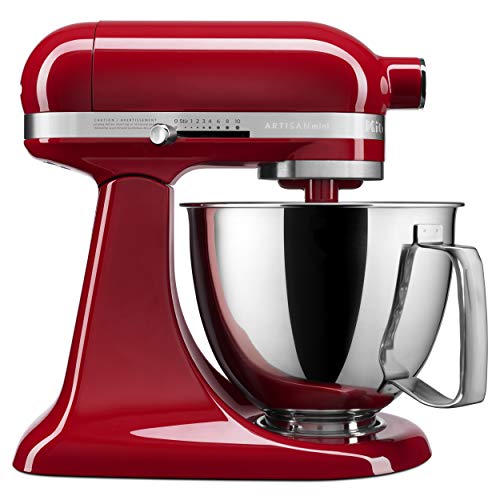 KitchenAid Artisan Mini 3.5 Quart Tilt-Head Stand Mixer - KSM3316X - Candy Apple Red