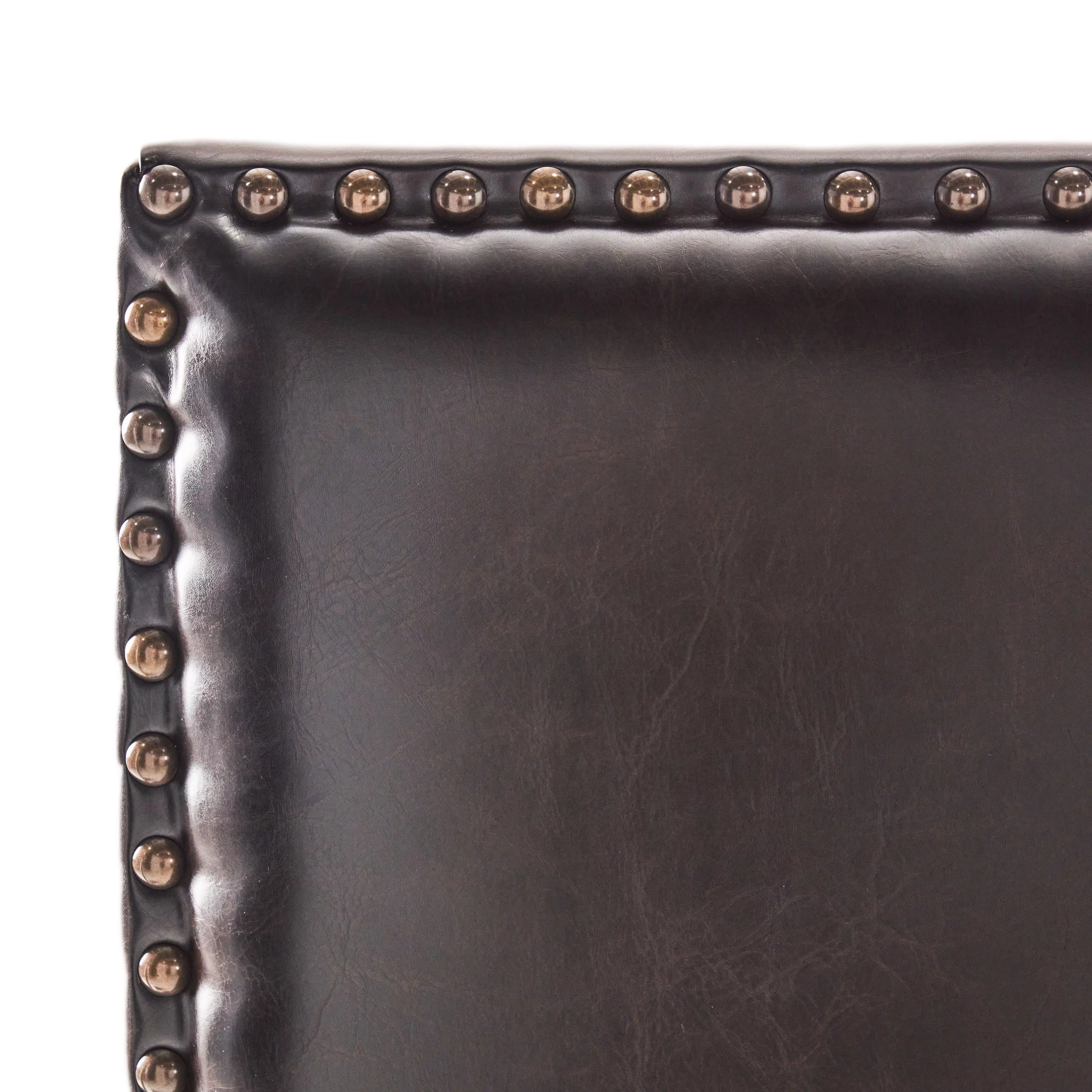 Noble House Hayden Brown Leather King/Cal King Headboard