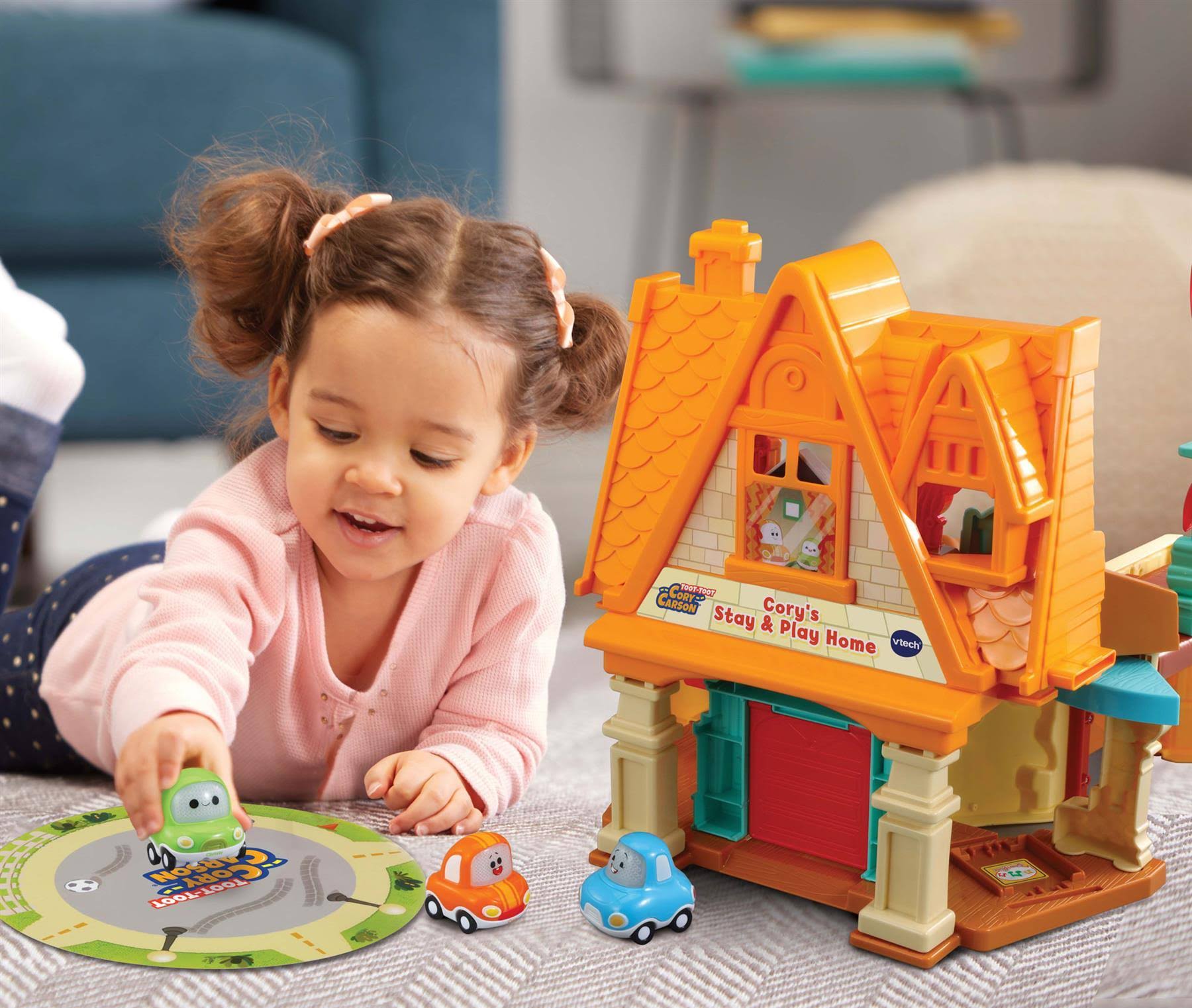 Vtech Kids Toot-Toot Cory Carson Cory’s Stay u0026 Play Home