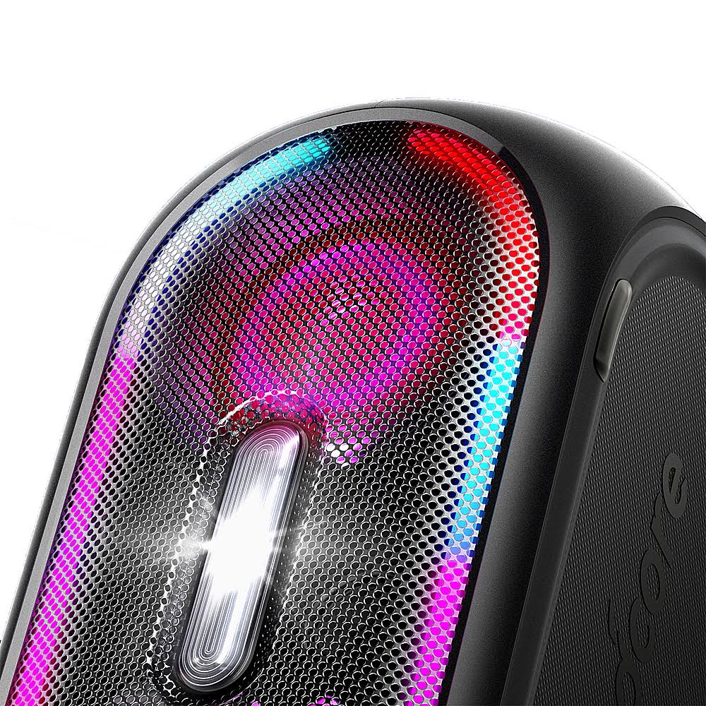 Soundcore Rave Party Speaker Plus with Customizable EQ with App - Black