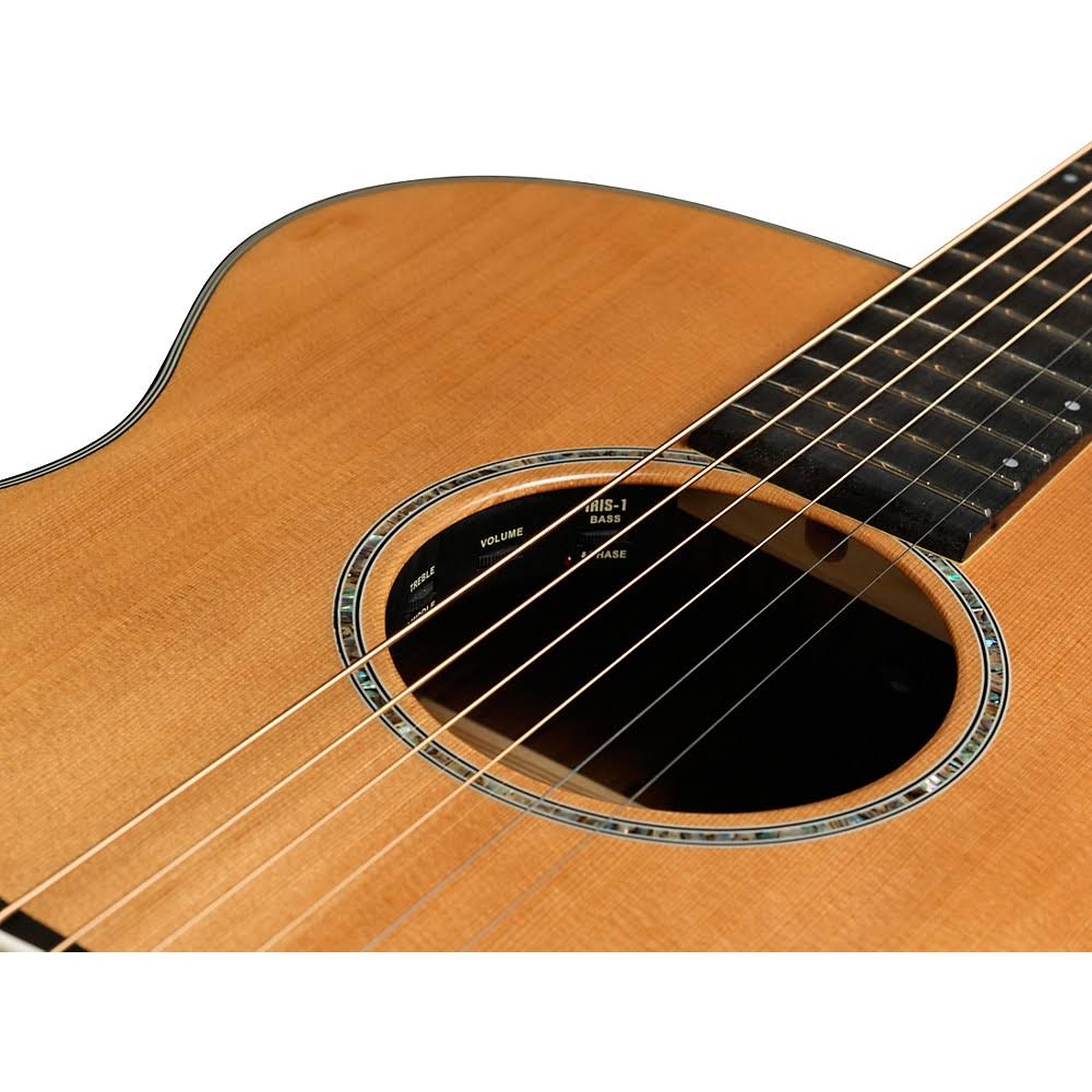 Breedlove Pursuit Concert All-gloss Red Cedar-Ovangkol Acoustic-Electric Guitar with Gig Bag Natural 190839784766