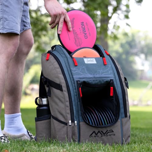MVP Disc Sports James Conrad Voyager Series Backpack Disc Golf Bag (Choose Your Color and Size)