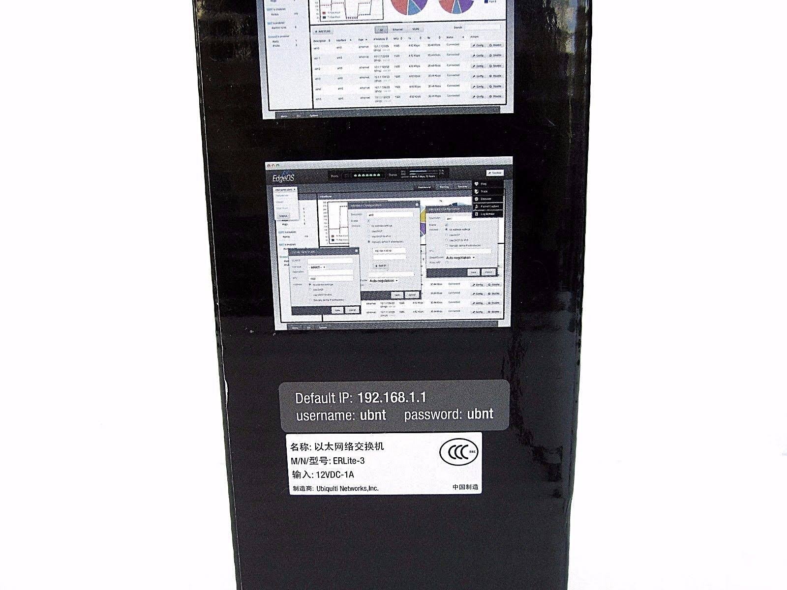 Ubiquiti EdgeRouter Lite Router - Gigabit Ethernet ERLite-3