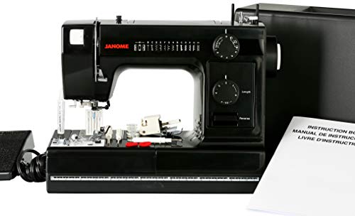 Janome HD1000BE HD1000 Black Edition All Metal Body Sewing Machine, one size