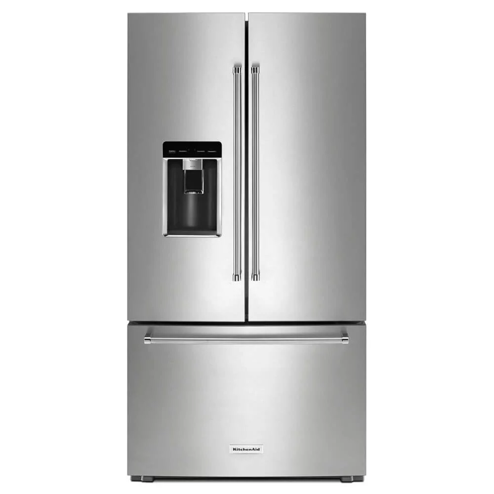 Kitchenaid Krfc704f 36" Wide 23.8 Cu. Ft. Capacity Counter Depth French Door Refrigerator