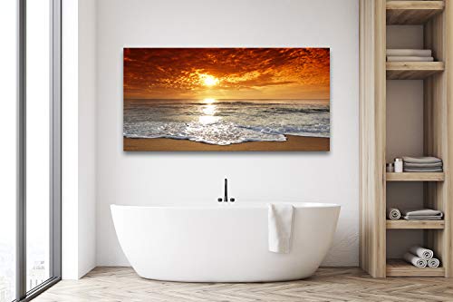 Muolunna D1275 Elephant Canvas Prints Wall Art Animals Photo Pictures Painting on Canvas Decor for Living Room Bedroom Home Office kitchen Wall Decor Stretched and Framed Grey Landscape Artwork