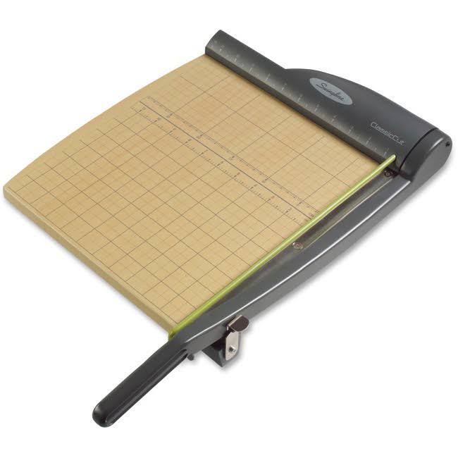 Swingline ClassicCut Pro Guillotine Trimmer, 12 Cut Length, 15 Sheet Capacity, Gray