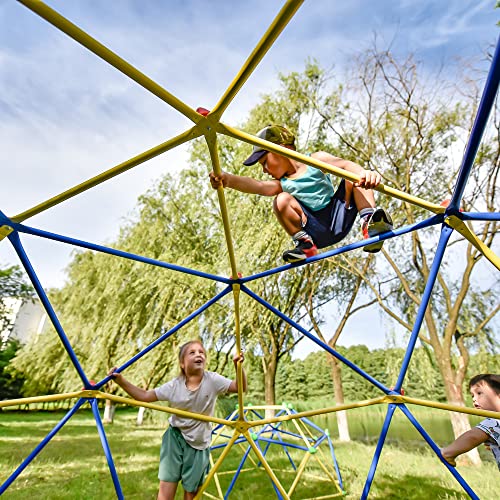 Merax 10FT Dome Climber, Outdoor Playground Climbing Dome Jungle Gym for Kids 3-10 Supporting 1000lbs, Easy Assembly Geometric Dome