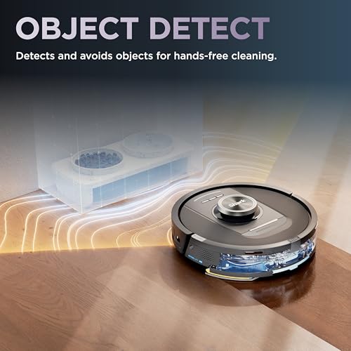 Shark Robot Vacuum & Mop Combo, PowerDetect NeverTouch Pro, Self-Emptying, Self-Refill with Self-Clean Pad Wash & Dry, 60-Day Debris Capacity, 30-Day Refill Tank, 5 PowerDetect Technologies, AV2800ZE