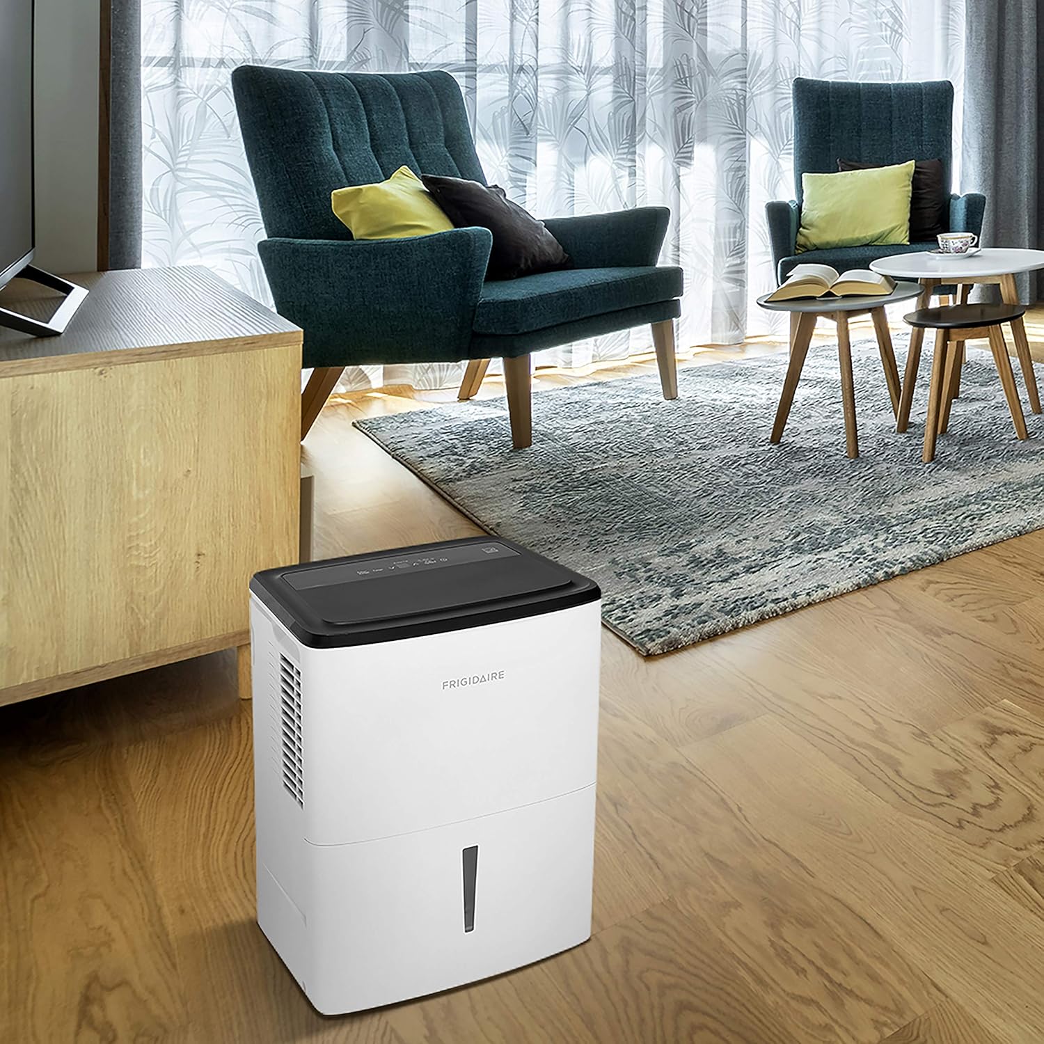 Frigidaire Dehumidifier, High Humidity 50 Pint Capacity, in White