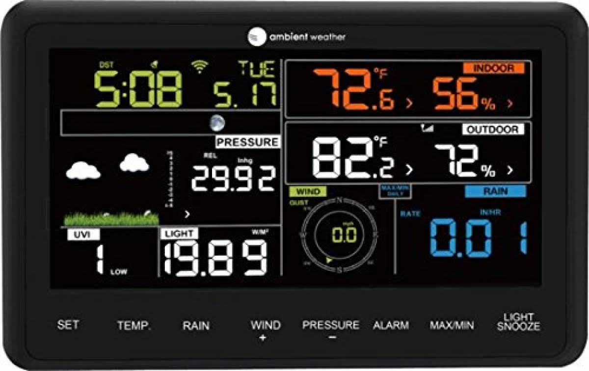 Ambient Weather WS-2902A Smart Weather Station with WiFi Remote