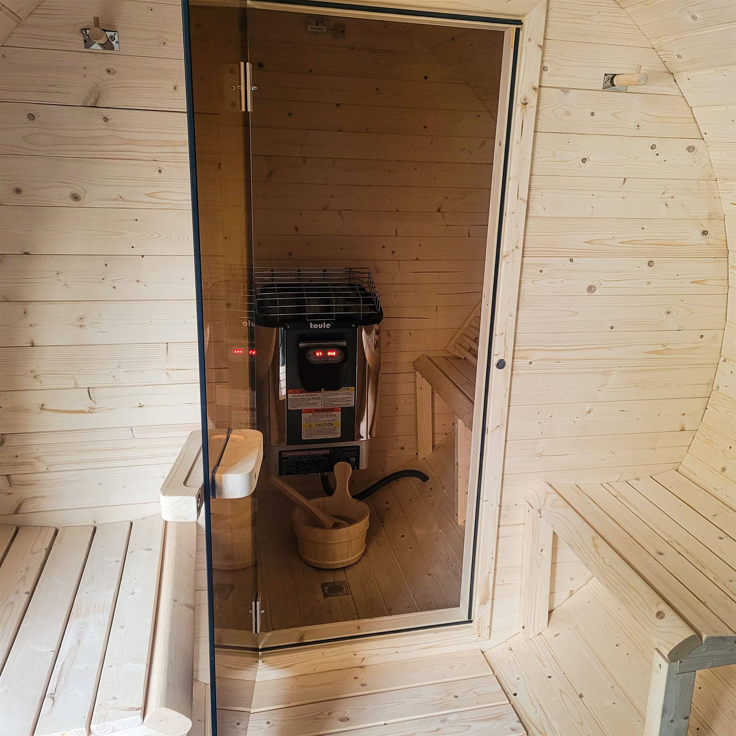 Toule ETL Certified Wet Dry Sauna Heater Stove - Digital Controller - 9kW | Aleko Ntsa90