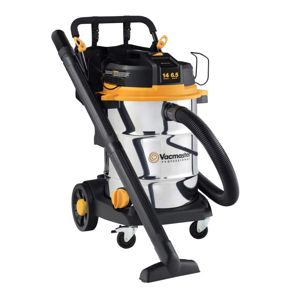 Vacmaster VJE1412SW 0201 14 Gallon 6.5 HP Professional Wet/Dry Vacuum, Beast Series