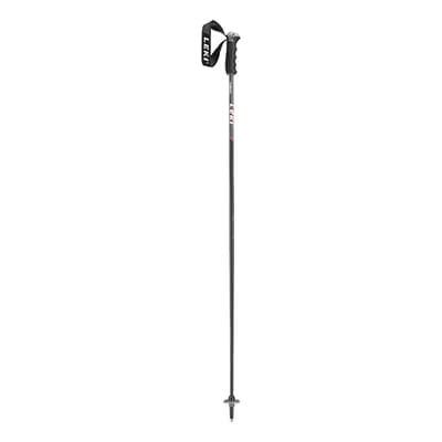 Leki Neolite Carbon Pair of Ski Poles, 125cm Black/White/Neon Red