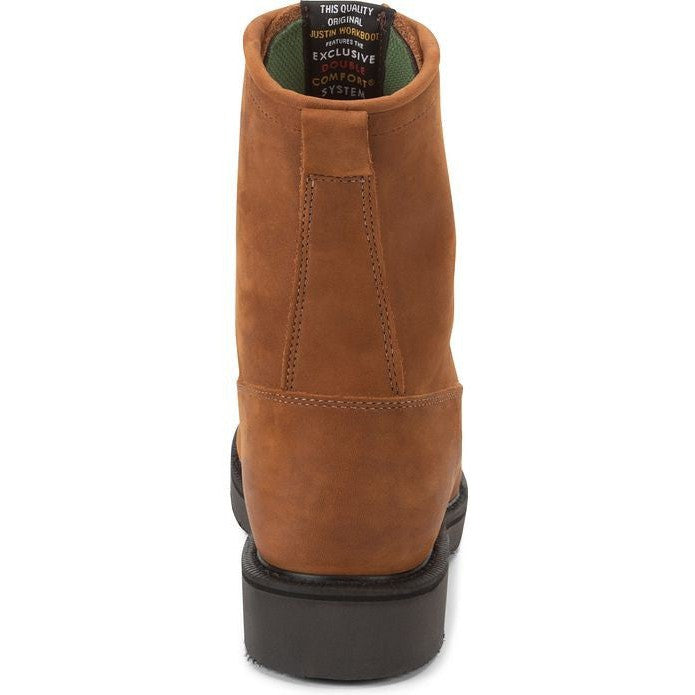 Justin Men鈥檚 Conductor 8鈥?Made in USA Work Boot 鈥?Hazel 鈥?760
