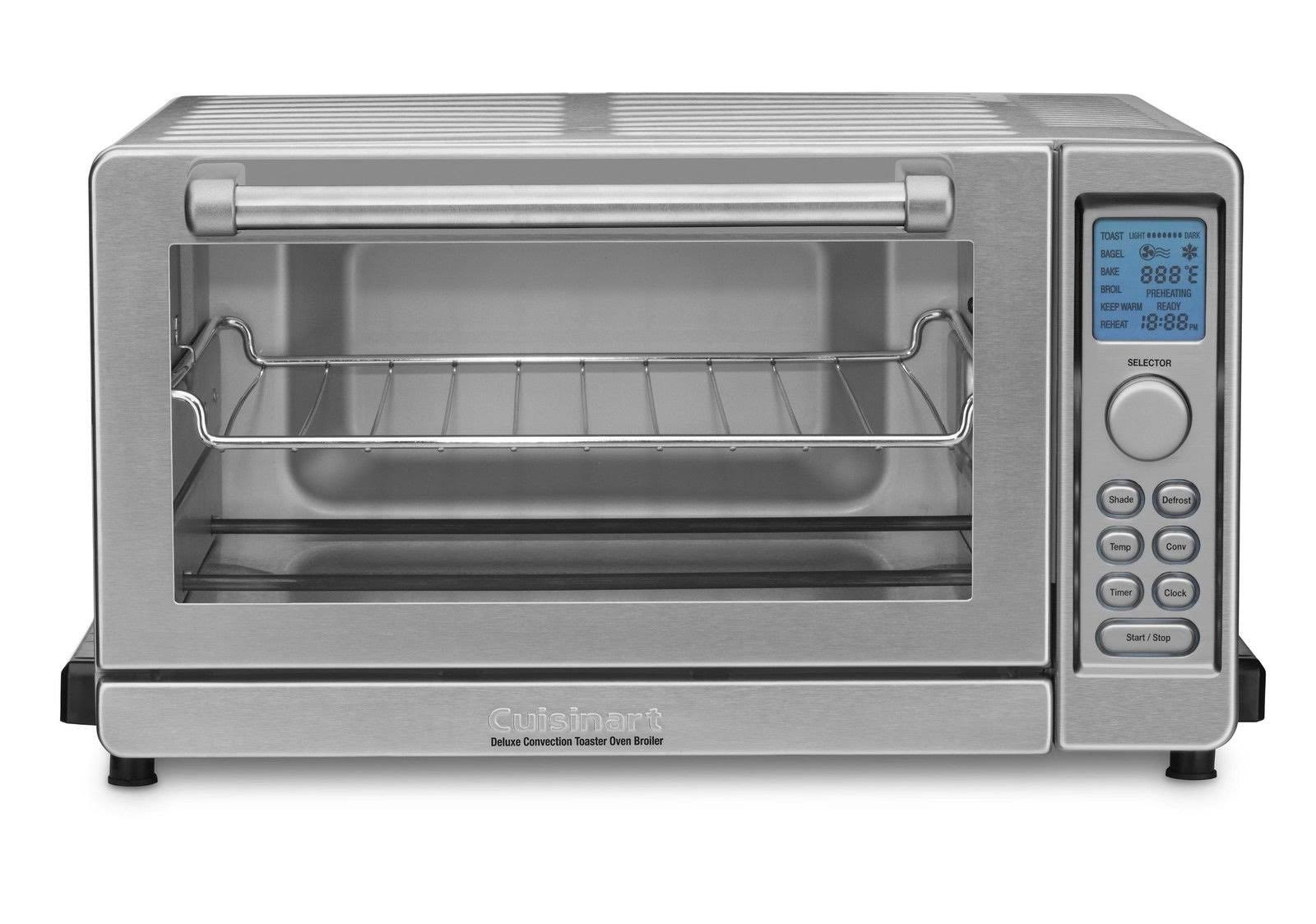 Cuisinart Tob-135 Deluxe Convection Toaster Oven Broiler Brushed Stainless