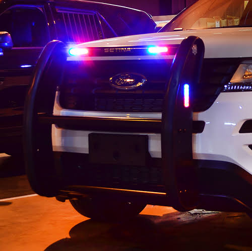 Setina LED Push Bumper PB-450-L Grill Guard for Police Cars SUVs Trucks u0026 Vans