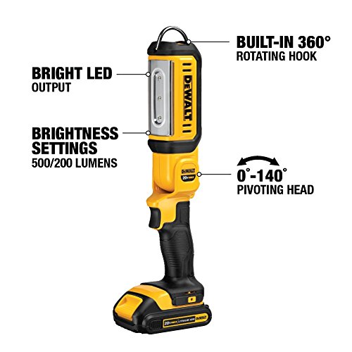 DEWALT 20V MAX LED Work Lights (DCL050) and (DCL043)