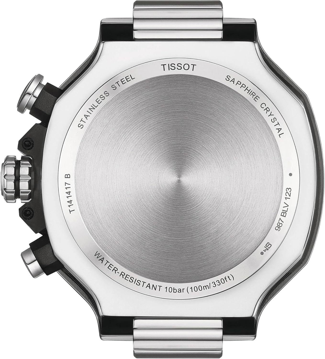 Tissot Mens T-Race Chronograph 316L Stainless Steel case Quartz Watches, Grey, Stainless Steel, 13.95 (T1414171105101)