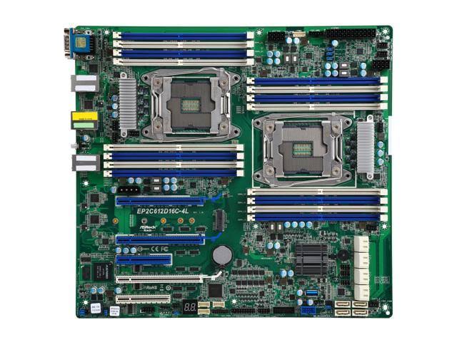 ASRock EP2C612D16C-4L E5-2600v3 LGA2011 C612 DDR4 SATA Motherboard