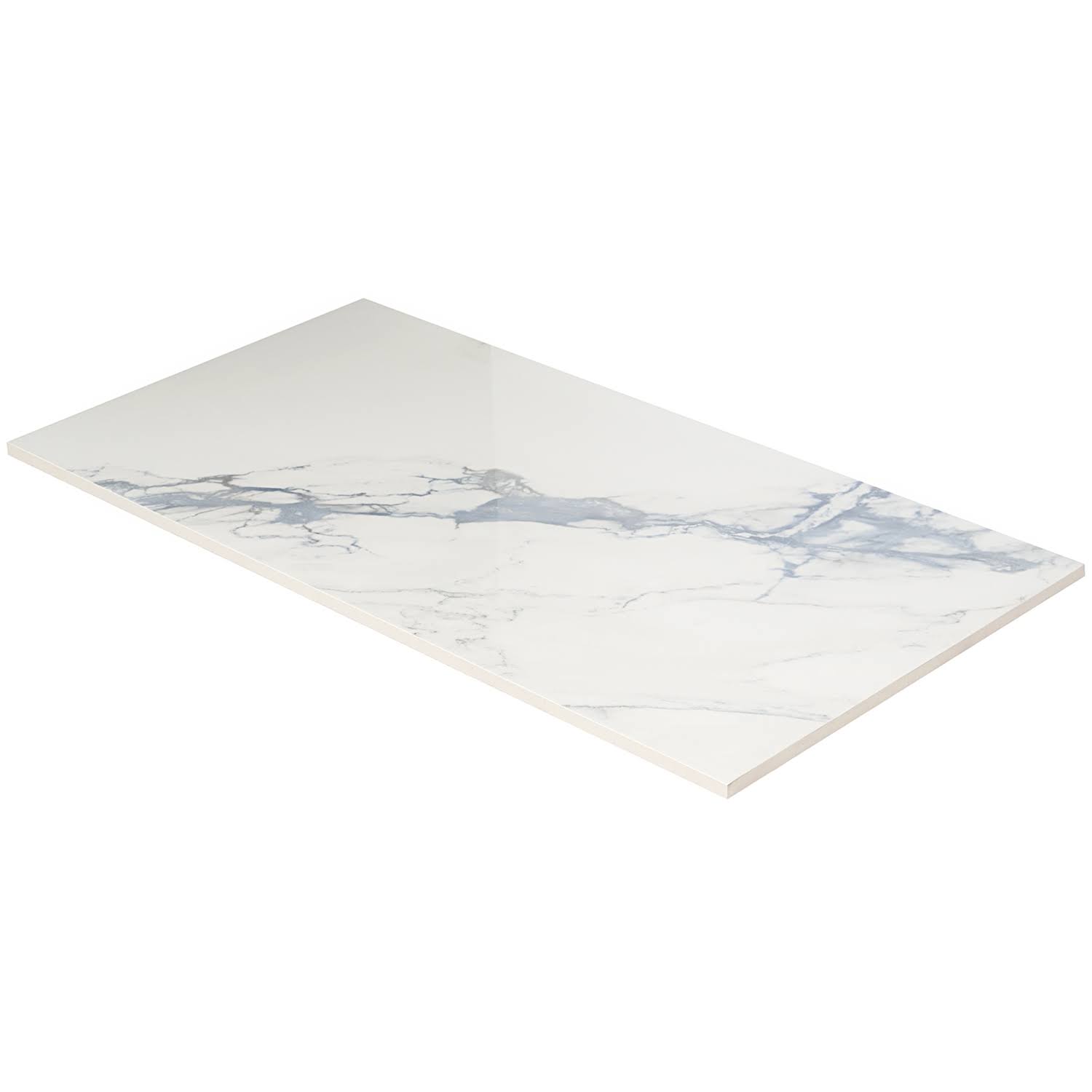 Ivy Hill Tile Calacatta Indigo 12 in. x 24 in. Polished Porcelain Floor and Wall Tile (6-Piece, 11.62 Sq. ft./Case)