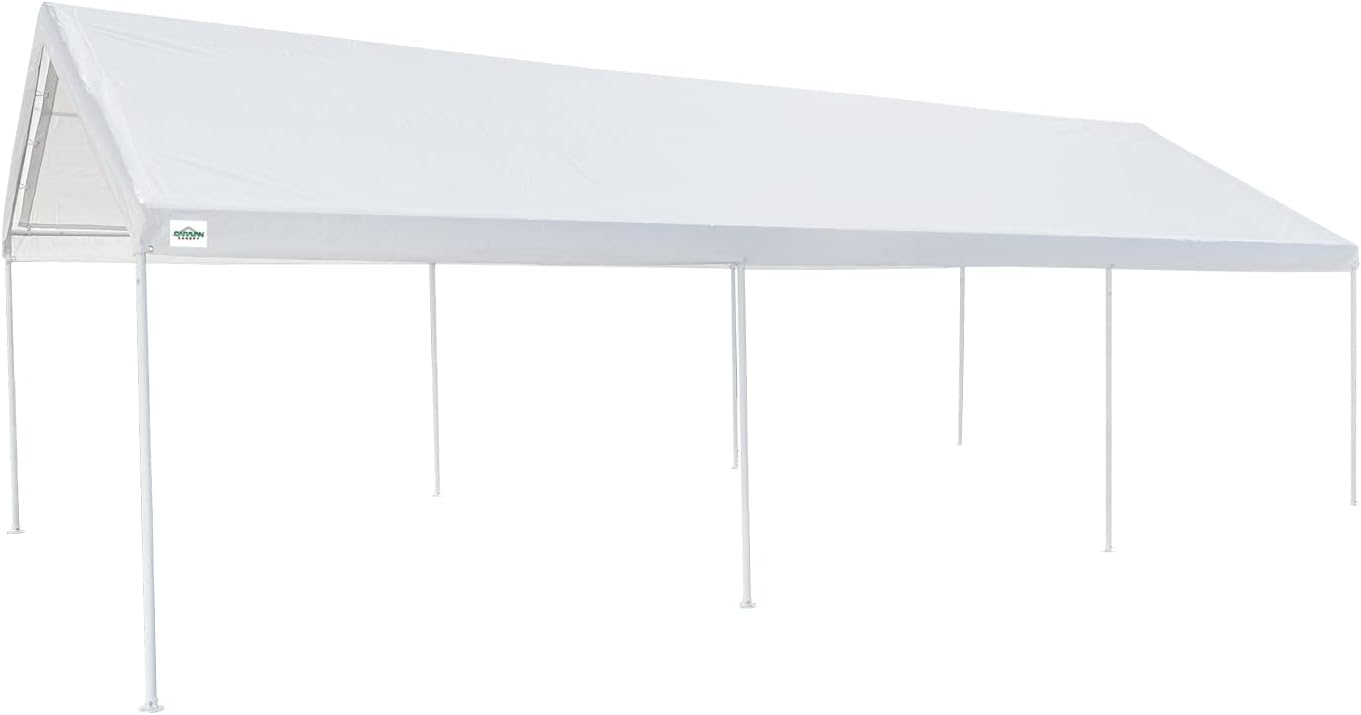 Caravan Canopy Domain Pro 312 12x26 Carport Shelter,White