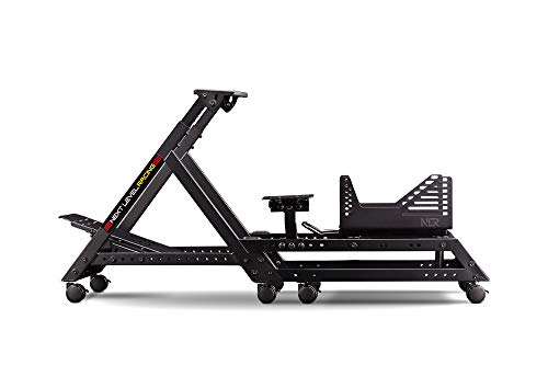 Next Level Racing Gttrack Frame Only Simulator Cockpit - Not Machine Specific & Free Standing Single Monitor Stand (NLR-A011)