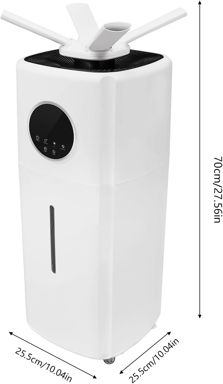 Commercial Industrial Humidifier Large Room Humidifiers 5.5gal/21l Large Humidifier Whole House Humidifier 3000 Sq.Ft, 3 Speed Whole House Humidifier with Remote Control& 360°Nozzle