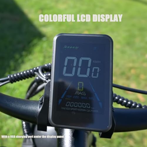 Adults Electric Bikes 1000W, 120Miles & 48V 30AH LG Cells Battery, 26''x4.0 Inch Fat Tire Ebike, 30MPH w/Dual Hydraulic Disc Brakes Full Suspension, Off Road Mountain Ebikes for Men Women