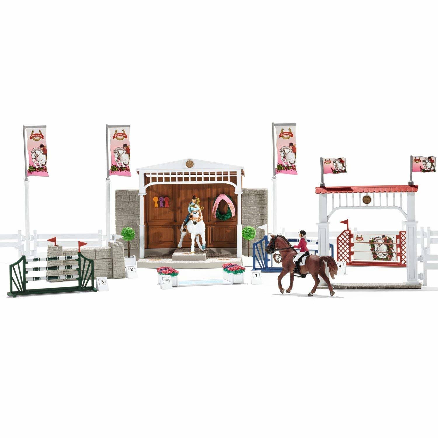 Schleich North America Big Horse Show with Riders u0026 Horses Playset