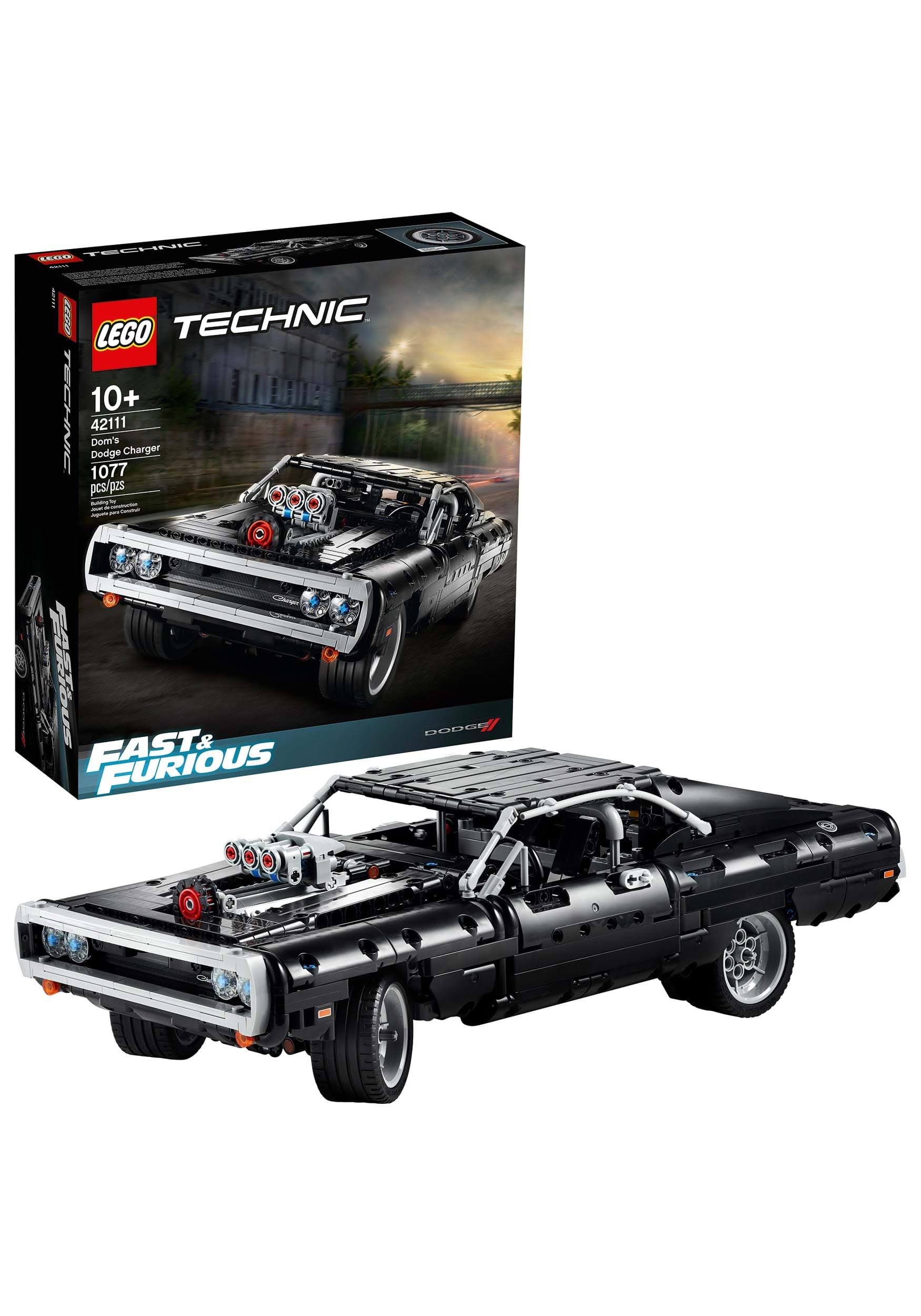 LEGO Technic Fast u0026 Furious Doms Dodge Charger 42111 Race Car Building Set
