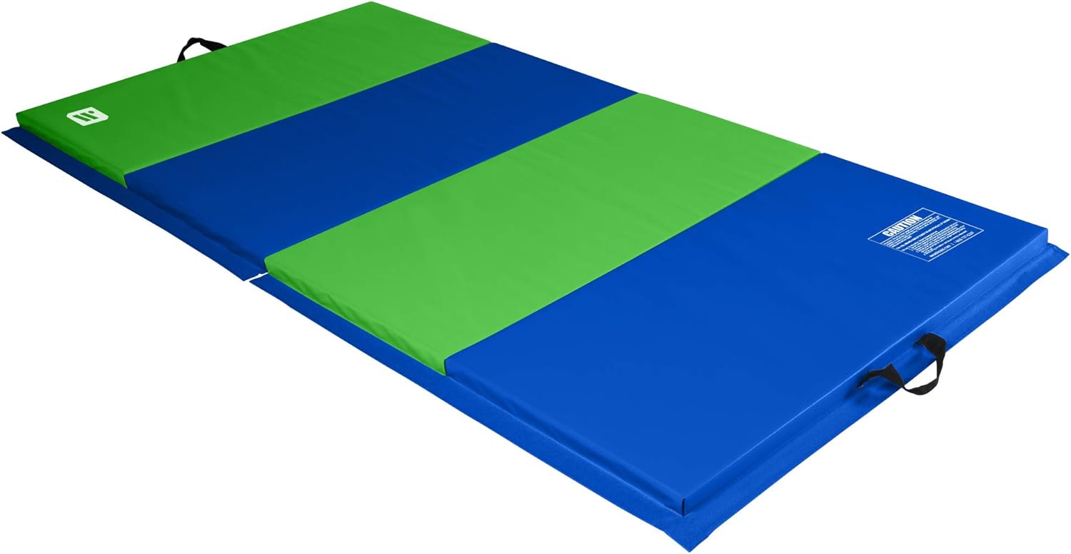 We Sell Mats 4 ft x 8 ft x 2 in Personal Fitness & Exercise Mat, Lightweight and Folds for Carrying