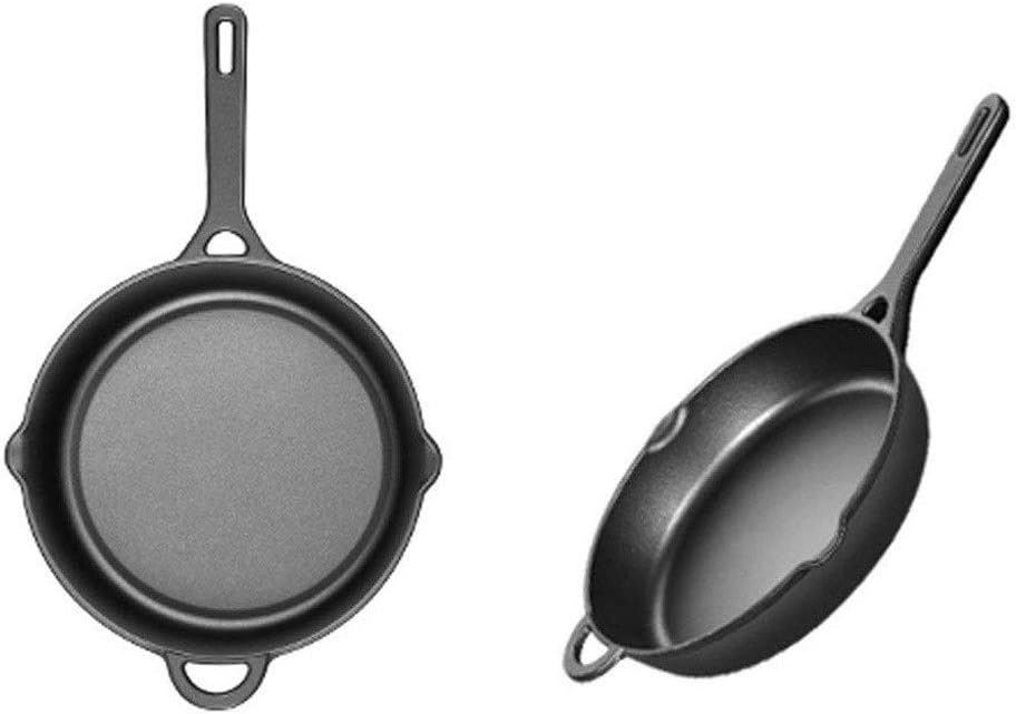 Backcountry Cast Iron Skillet Pre-Seasoned for Non-Stick Like Surface Cookware Oven Broiler Grill Safe Kitchen Deep Fryer Restaurant Chef Quality
