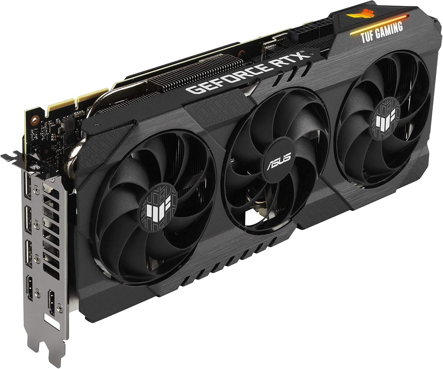 ASUS TUF Gaming NVIDIA GeForce RTX 3090 Graphics Card (PCIe 4.0, 24GB GDDR6X, HDMI 2.1, DisplayPort 1.4a, Dual ball Fan Bearings, Military-grade Certification, GPU Tweak II)