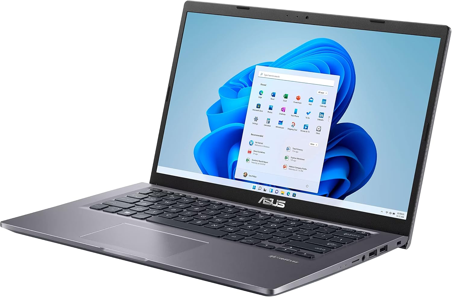 2022 Newest ASUS Vivobook 14 Thin and Light Laptop 14.0" 60Hz HD LED Backlit Display (AMD Ryzen 3 3250U 2-Core, 8GB RAM, 128GB SSD, AMD Radeon, WiFi 5, BT 5, Webcam, Win 11 Home S-Mode) with Hub