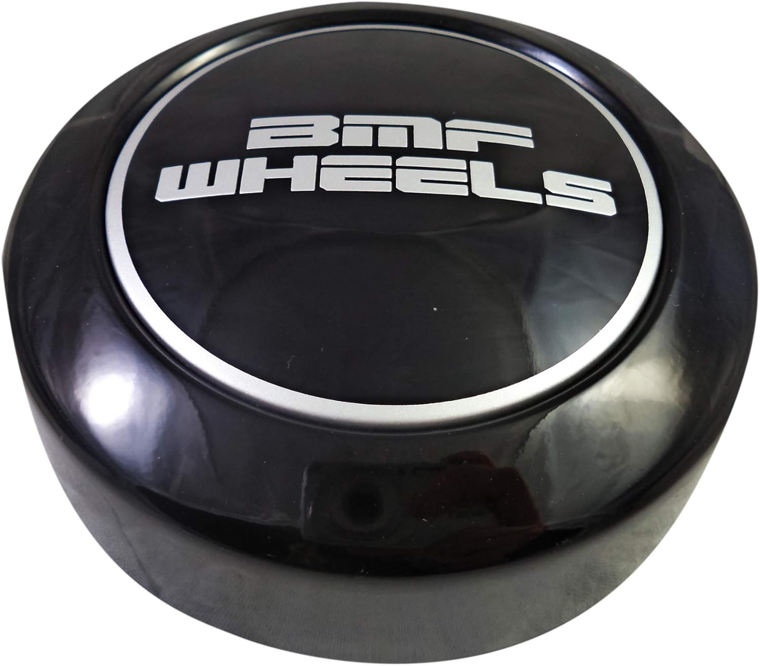 BMF Wheels Center Caps Gloss Black Shorty- Fits All 8 Lug (1 Cap) BMF Logo