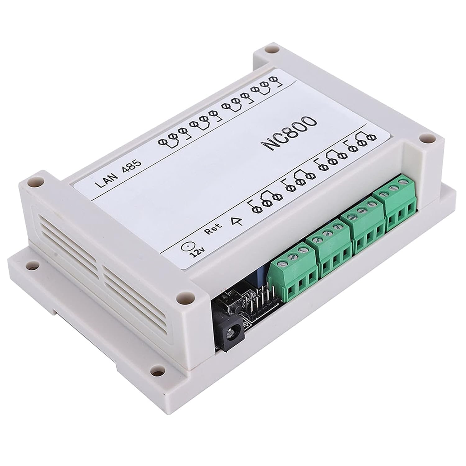 Ethernet RJ45 TCP/IP Relay Remote Control Controller Network Web Server 8 Channels Relay Module Board 250V/AC 10A with Case(White)
