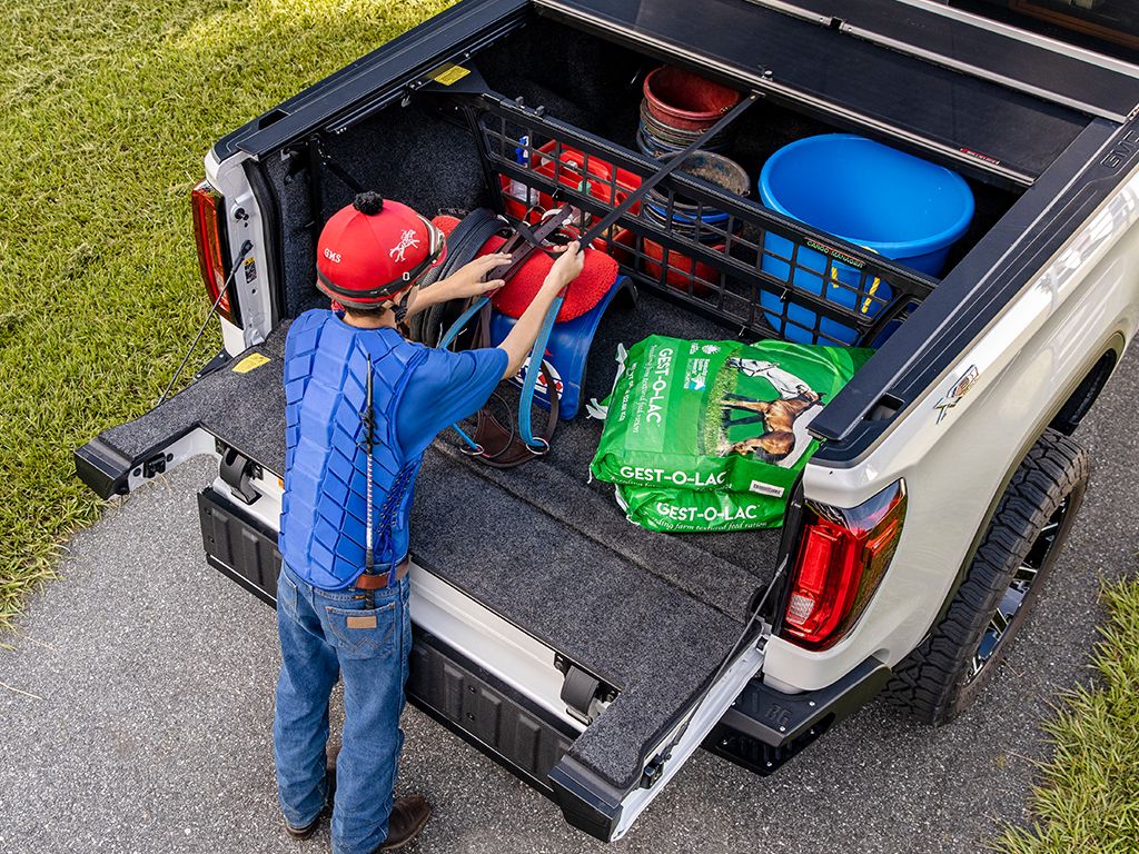 Roll-N-Lock by RealTruck Cm224 Cargo Manager Rolling Truck Bed Divider Compatible with Select 2019-2023 Chevrolet Silverado, 2019-2023 GMC Sierra