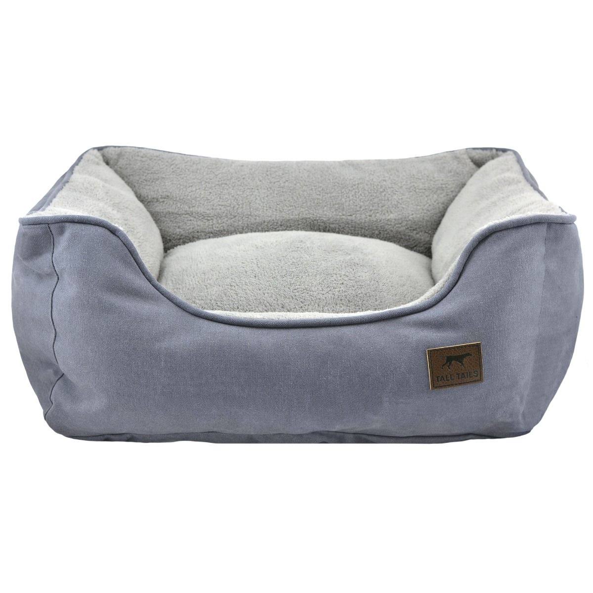 Tall Tails Dream Chaser Charcoal Bolster Bed Extra Large