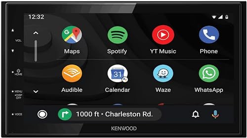 Kenwood DDX26BT Double DIN SiriusXM Ready Bluetooth In-Dash DVD/CD/AM/FM Car Stereo Receiver w/ 6.2" Touchscreen