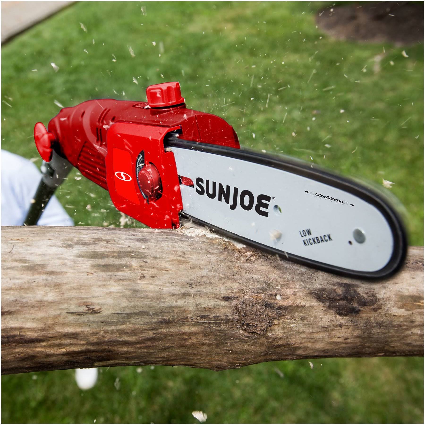 Sun Joe Swj802e-red Electric Multi-Angle Pole Chain Saw , 8 inch - 6.5 Amp (Red)