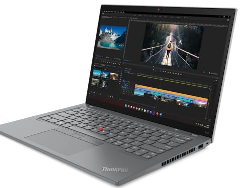 Lenovo ThinkPad T14 Gen 4 Business Laptop 14.0" Touchscreen IPS WUXGA (Intel i7-1355U, 32GB DDR5, 1TB PCIe SSD, Backlit KYB, Fingerprint, 2 Thunderbolt 4, Win 11 Pro) w/DKZ Hub USB Port Expander