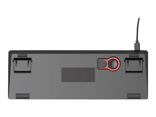 Glorious GMMK-COMPACT-BRN - Keyboard - backlit - USB - QWERTY - key switch: Gateron Brown - black