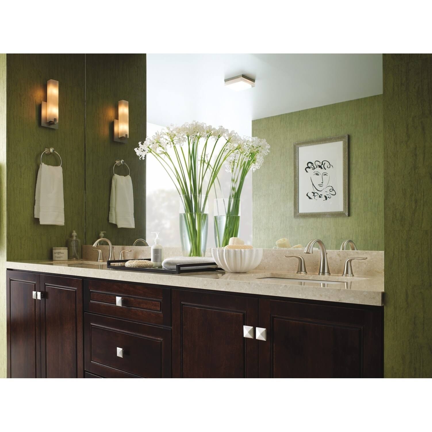Delta 3538-SSMPU-DST Lahara Two Handle Widespread Bathroom Faucet - Stainless