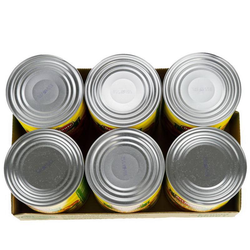Del Monte in Pear Juice Sliced Yellow Cling Peaches #10 Can - 6 per Case, Price/Case