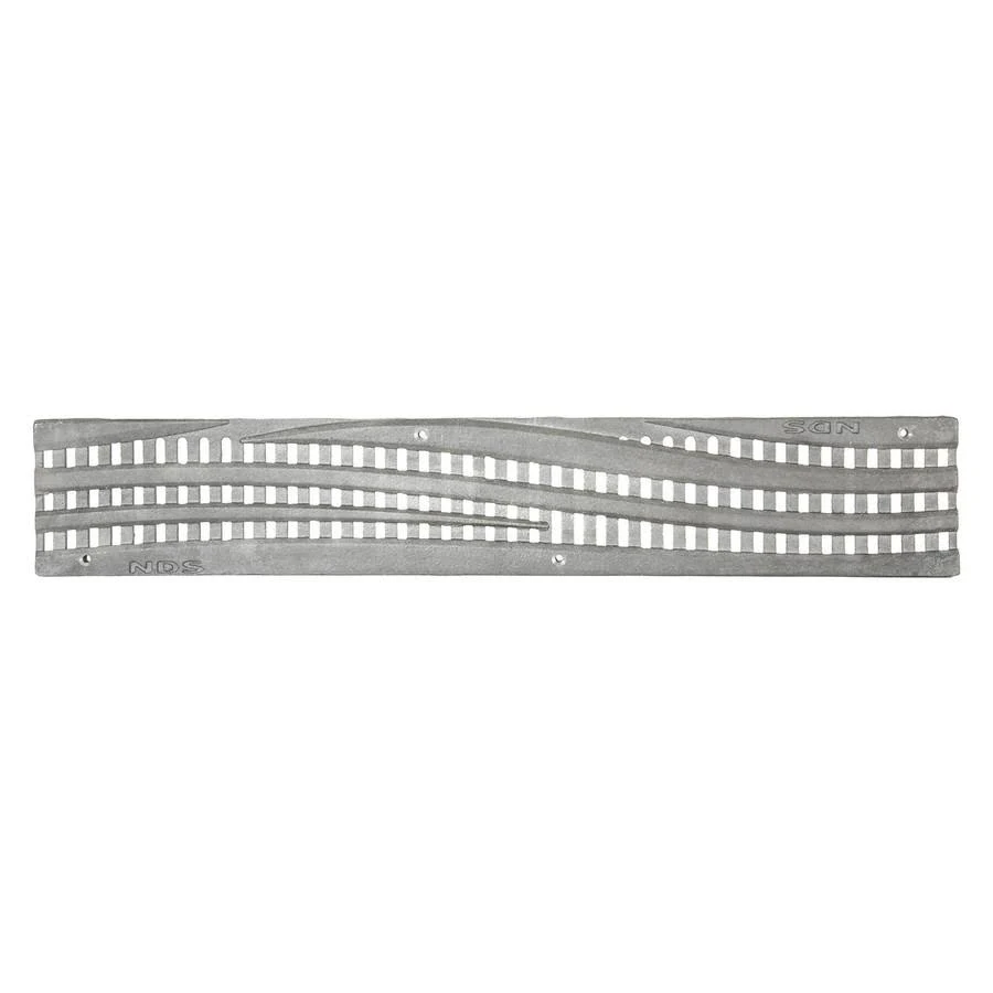 NDS Spee-D Channel Decorative Wave Cast Iron Grate 253CI