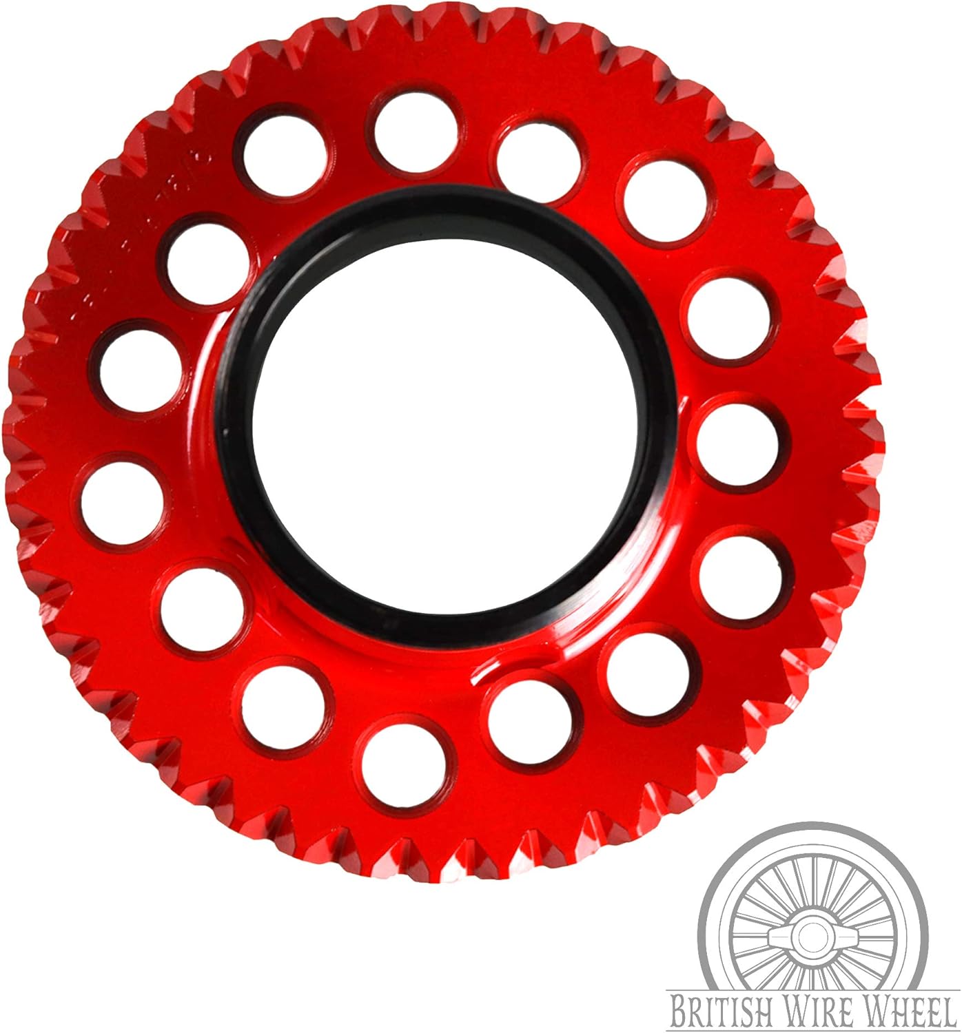 British Wire Wheel 5 Lug Universal Knock Off Wire Wheel Adapters for Lowriders, 5x4.5/ 5x4.75/ 5x5, Set of 4